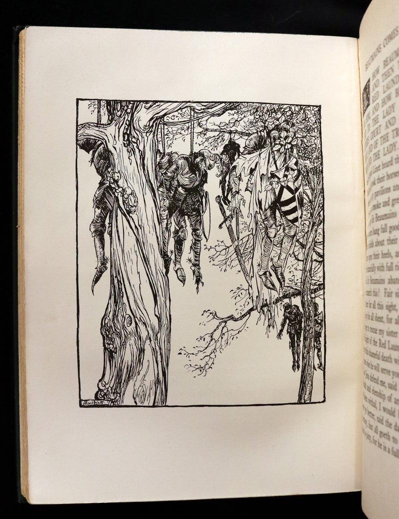 1917 Rare 1st Edition - ROMANCE of KING ARTHUR and His KNIGHTS of the Round Table illustrated by RACKHAM.