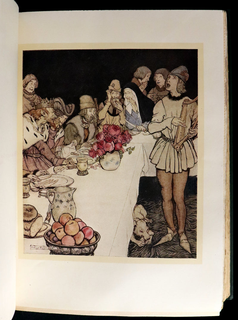 1917 Rare 1st Edition - ROMANCE of KING ARTHUR and His KNIGHTS of the Round Table illustrated by RACKHAM.