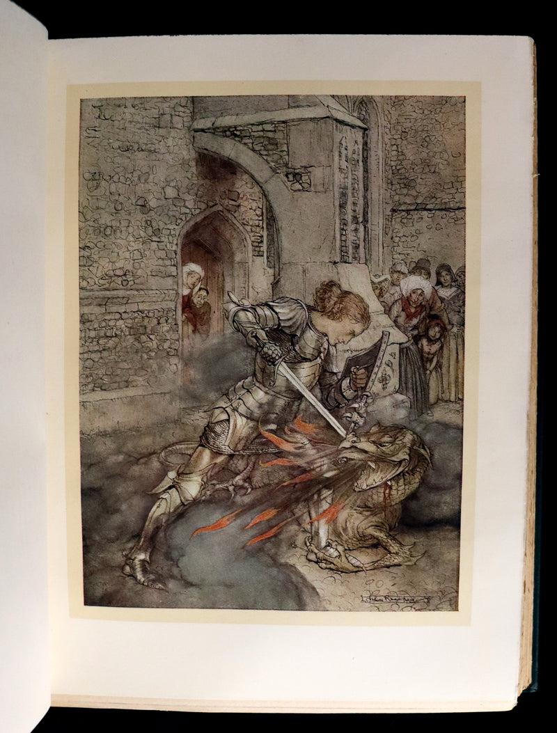 1917 Rare 1st Edition - ROMANCE of KING ARTHUR and His KNIGHTS of the Round Table illustrated by RACKHAM.