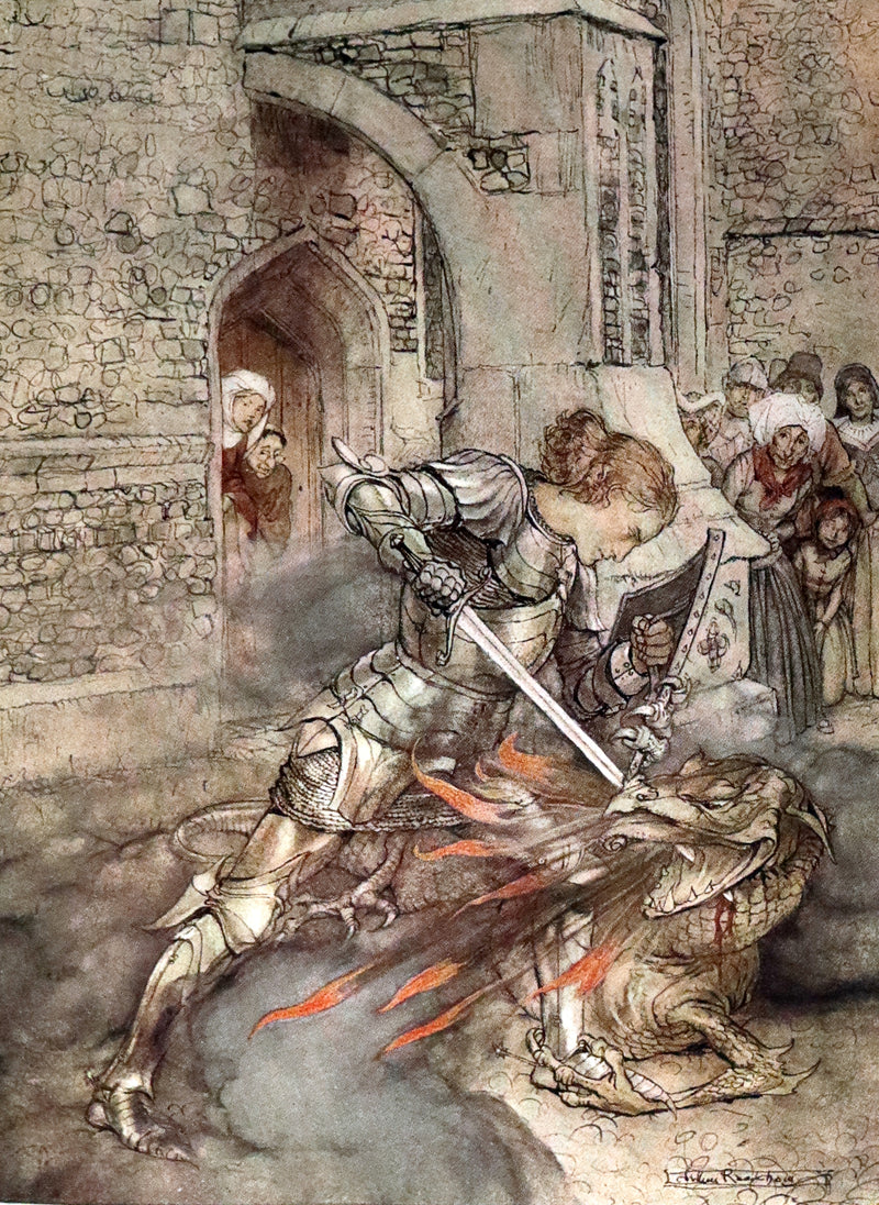 1917 Rare 1st Edition - ROMANCE of KING ARTHUR and His KNIGHTS of the Round Table illustrated by RACKHAM.