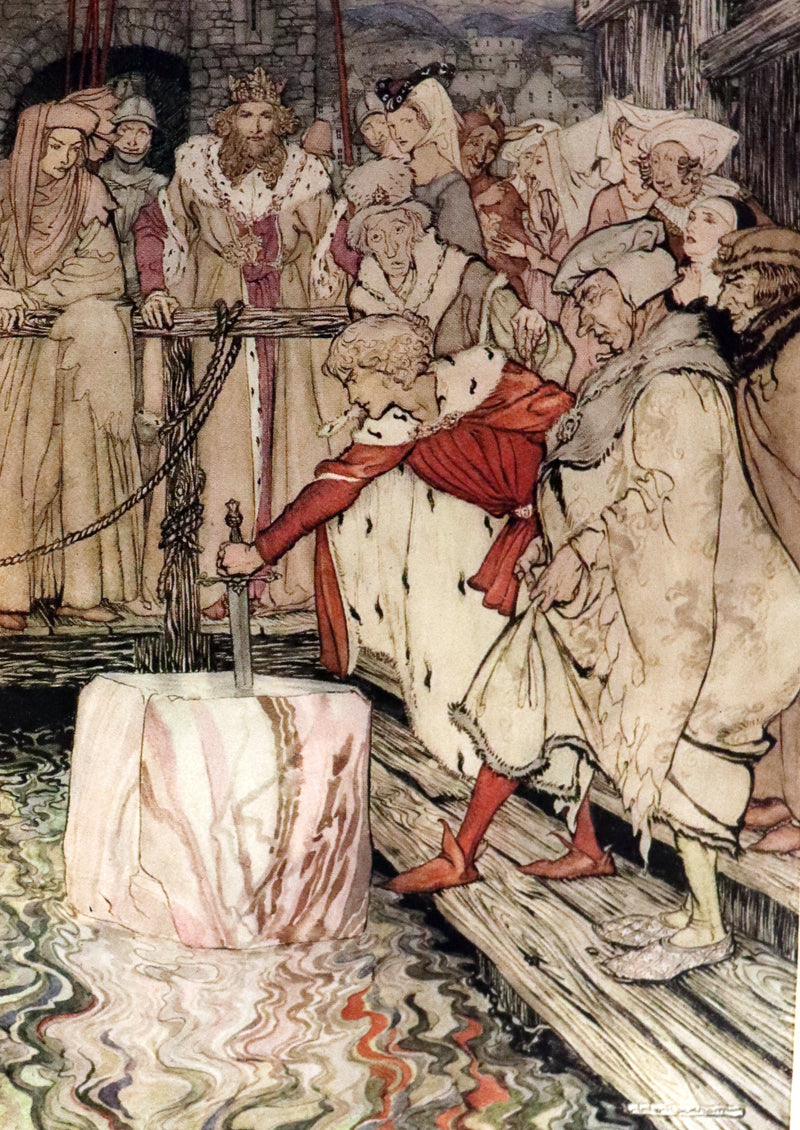 1917 Rare 1st Edition - ROMANCE of KING ARTHUR and His KNIGHTS of the Round Table illustrated by RACKHAM.