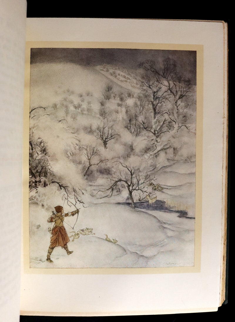 1917 Rare 1st Edition - ROMANCE of KING ARTHUR and His KNIGHTS of the Round Table illustrated by RACKHAM.