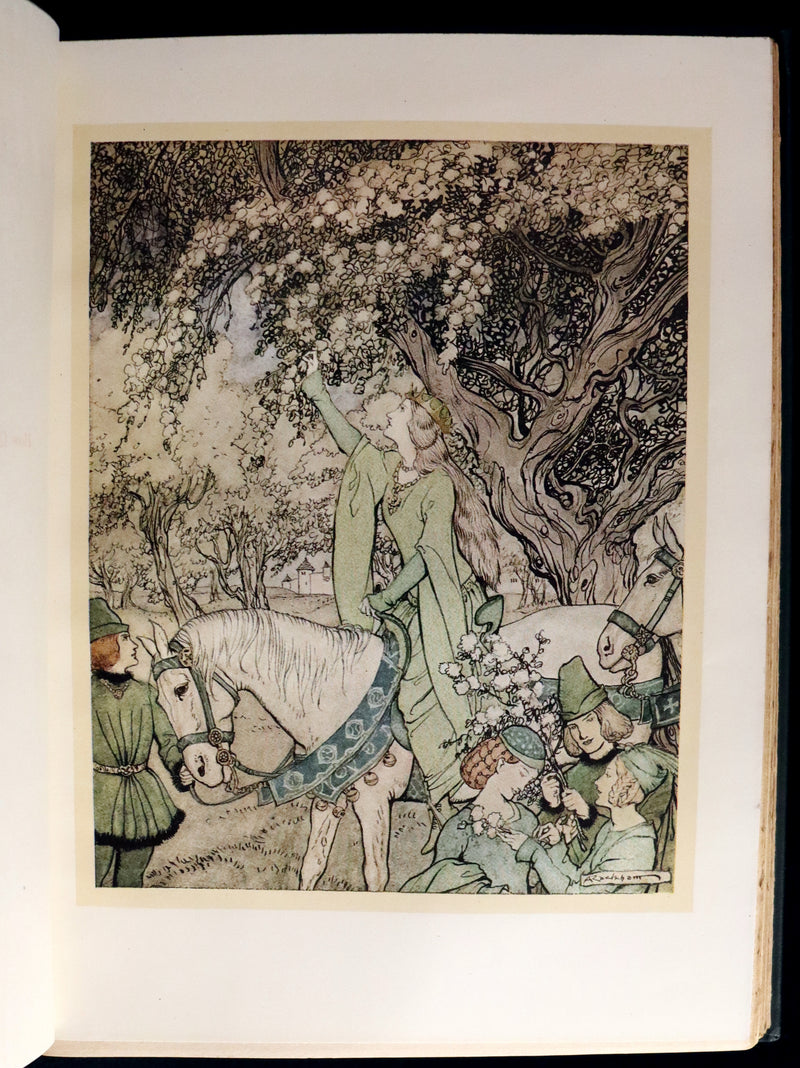1917 Rare 1st Edition - ROMANCE of KING ARTHUR and His KNIGHTS of the Round Table illustrated by RACKHAM.