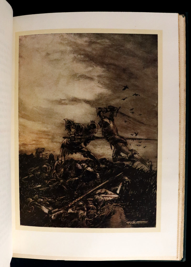 1917 Rare 1st Edition - ROMANCE of KING ARTHUR and His KNIGHTS of the Round Table illustrated by RACKHAM.