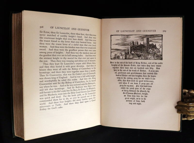 1917 Rare 1st Edition - ROMANCE of KING ARTHUR and His KNIGHTS of the Round Table illustrated by RACKHAM.