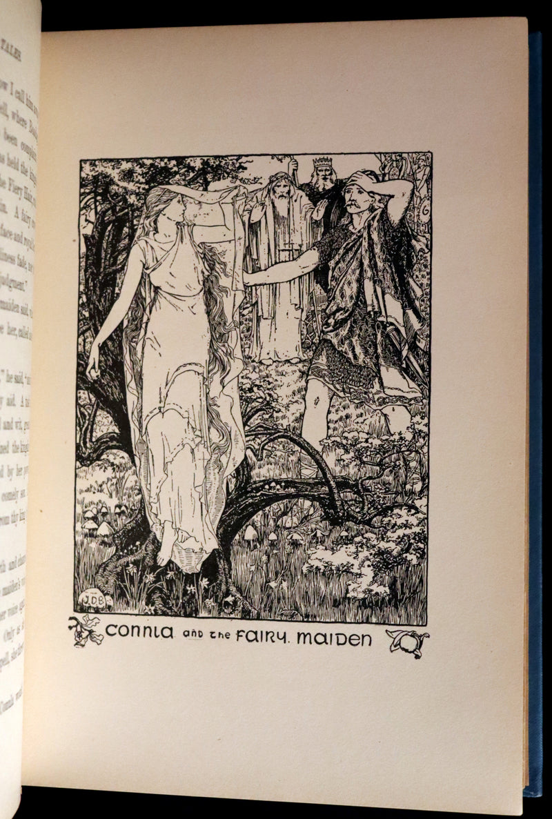 1890 Scarce Victorian Book - CELTIC Fairy Tales by Joseph Jacobs Illustrated by John D. Batten.