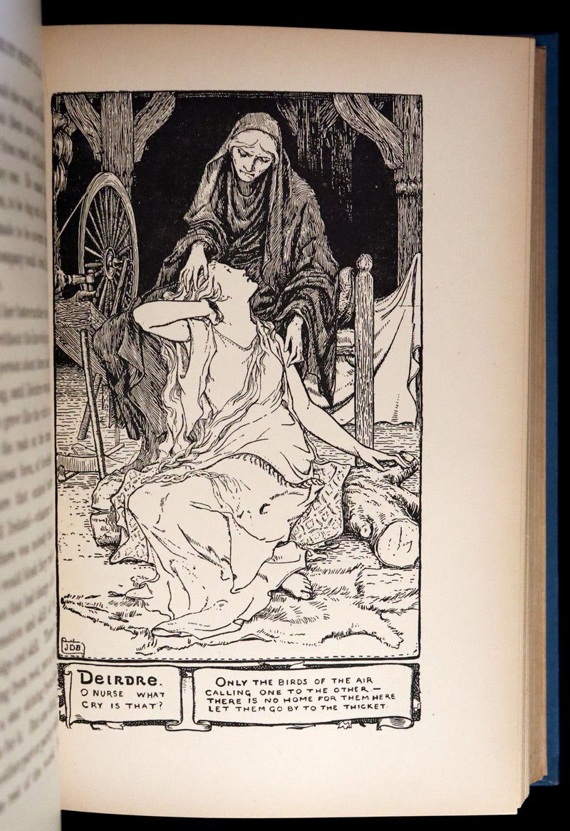 1890 Scarce Victorian Book - CELTIC Fairy Tales by Joseph Jacobs Illustrated by John D. Batten.