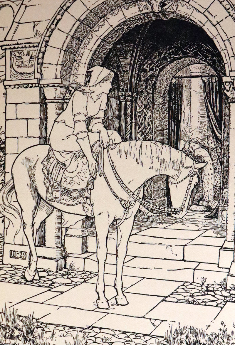 1890 Scarce Victorian Book - CELTIC Fairy Tales by Joseph Jacobs Illustrated by John D. Batten.