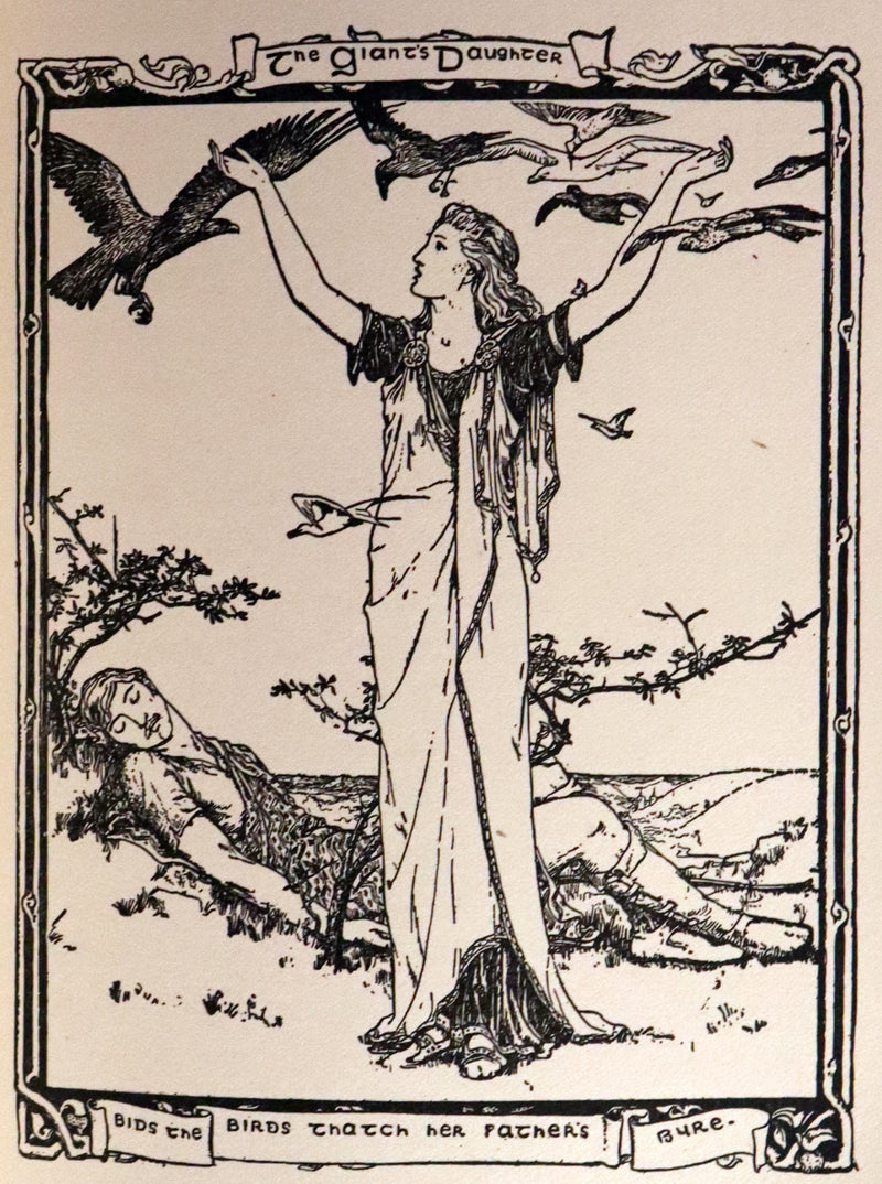 1890 Scarce Victorian Book - CELTIC Fairy Tales by Joseph Jacobs Illustrated by John D. Batten.