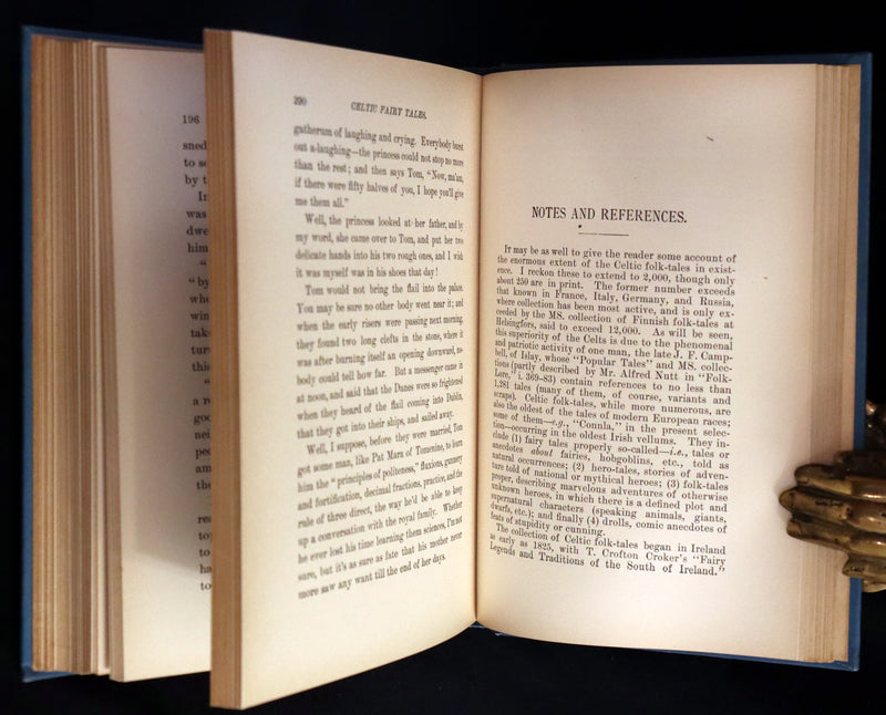 1890 Scarce Victorian Book - CELTIC Fairy Tales by Joseph Jacobs Illustrated by John D. Batten.