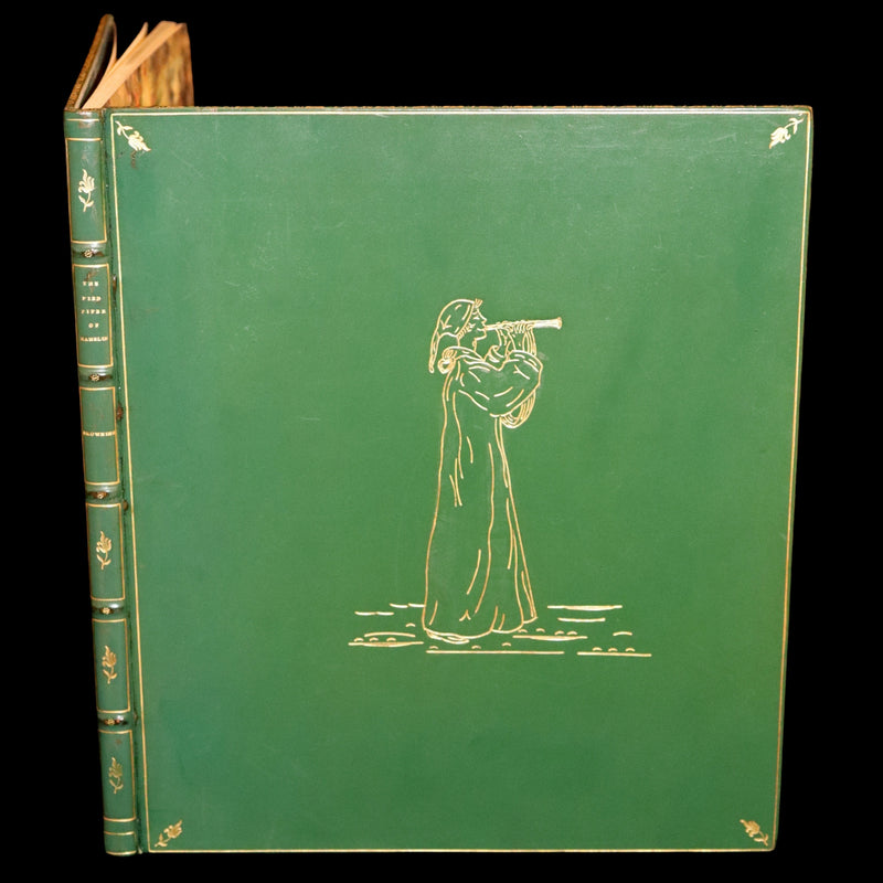 1910 Beautiful Book bound by Bayntun (Riviere) - Kate Greenaway - The Pied Piper of Hamelin.