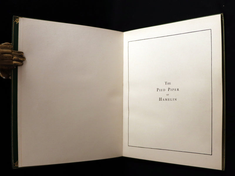 1910 Beautiful Book bound by Bayntun (Riviere) - Kate Greenaway - The Pied Piper of Hamelin.