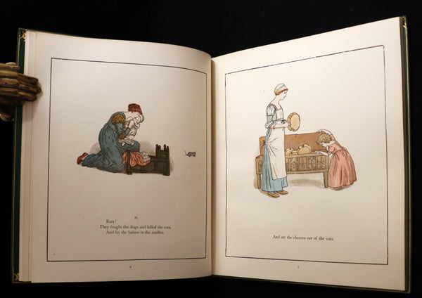 1910 Beautiful Book bound by Bayntun (Riviere) - Kate Greenaway - The Pied Piper of Hamelin.