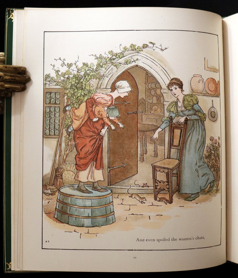 1910 Beautiful Book bound by Bayntun (Riviere) - Kate Greenaway - The Pied Piper of Hamelin.