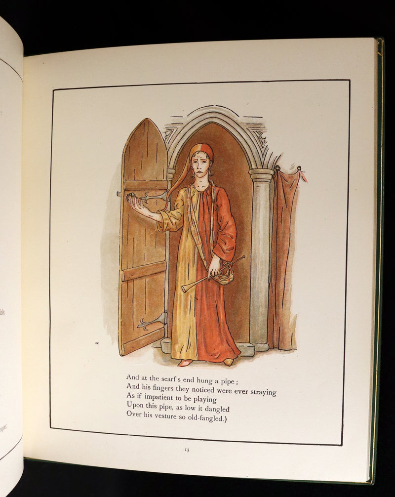 1910 Beautiful Book bound by Bayntun (Riviere) - Kate Greenaway - The Pied Piper of Hamelin.