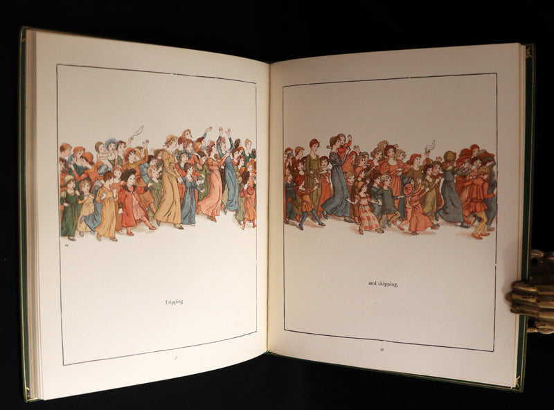 1910 Beautiful Book bound by Bayntun (Riviere) - Kate Greenaway - The Pied Piper of Hamelin.