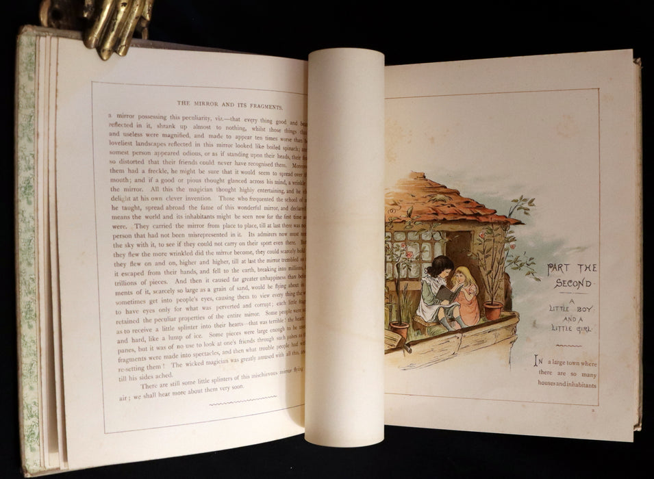 1883 Scarce Victorian Book -  The Snow Queen by Hans Christian Andersen illustrated by T. Pym.