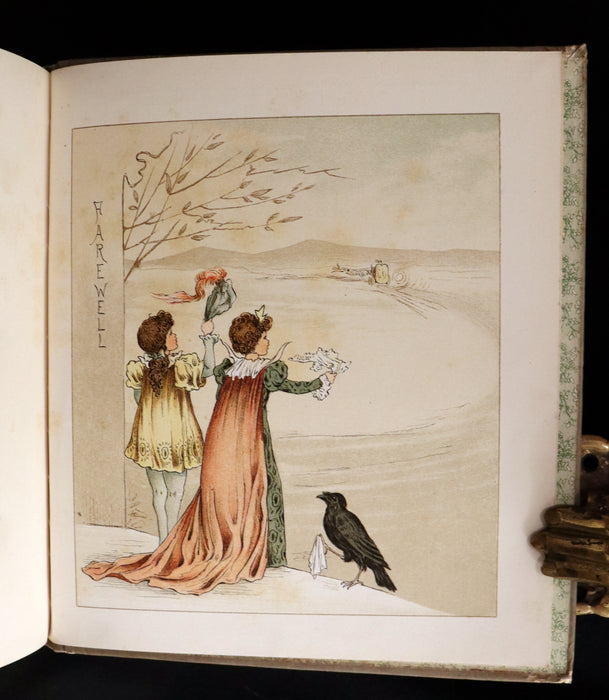 1883 Scarce Victorian Book -  The Snow Queen by Hans Christian Andersen illustrated by T. Pym.