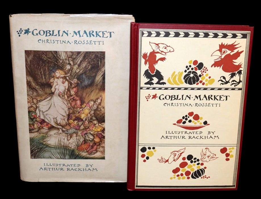 1933 Rare First US Edition - Goblin Market by Christina Rossetti illustrated by Arthur Rackham.