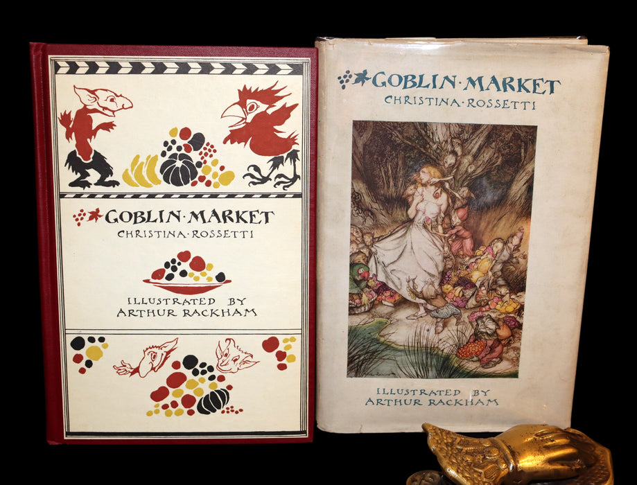 1933 Rare First US Edition - Goblin Market by Christina Rossetti illustrated by Arthur Rackham.