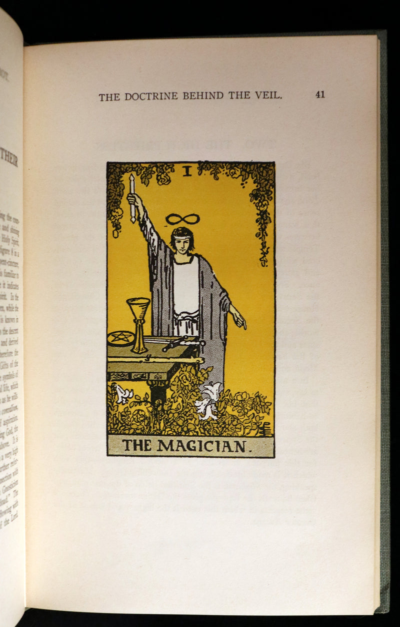 1918 Scarce Color Edition - The Illustrated KEY to the TAROT, The Veil of Divination by de Laurence.