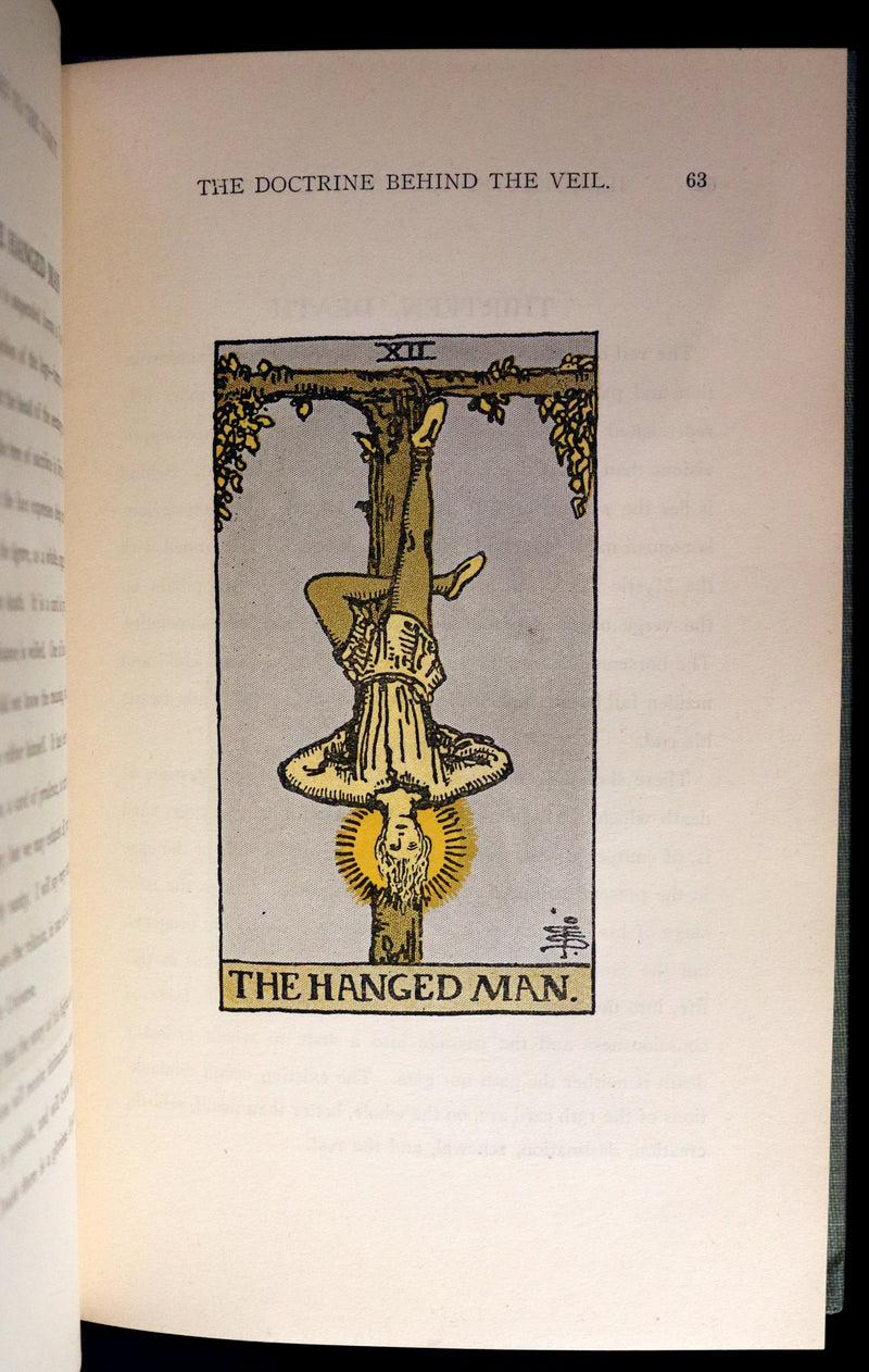 1918 Scarce Color Edition - The Illustrated KEY to the TAROT, The Veil of Divination by de Laurence.