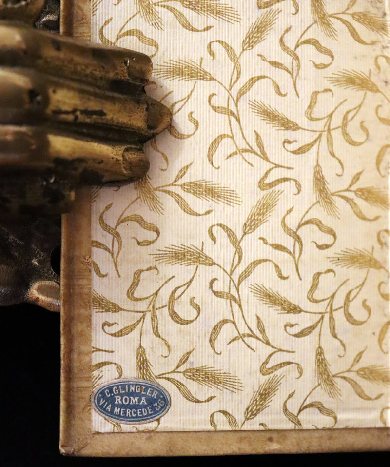 1899 Rare Italian Vellum Book - LA VITA NUOVA E IL CANZONIERE di DANTE ALLIGHIERI - The New Life.