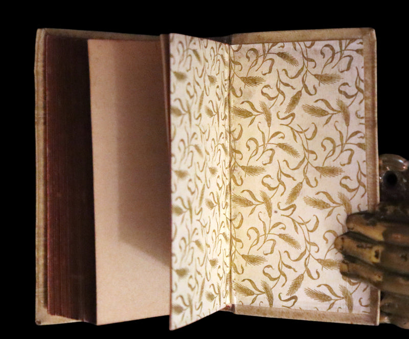 1899 Rare Italian Vellum Book - LA VITA NUOVA E IL CANZONIERE di DANTE ALLIGHIERI - The New Life.