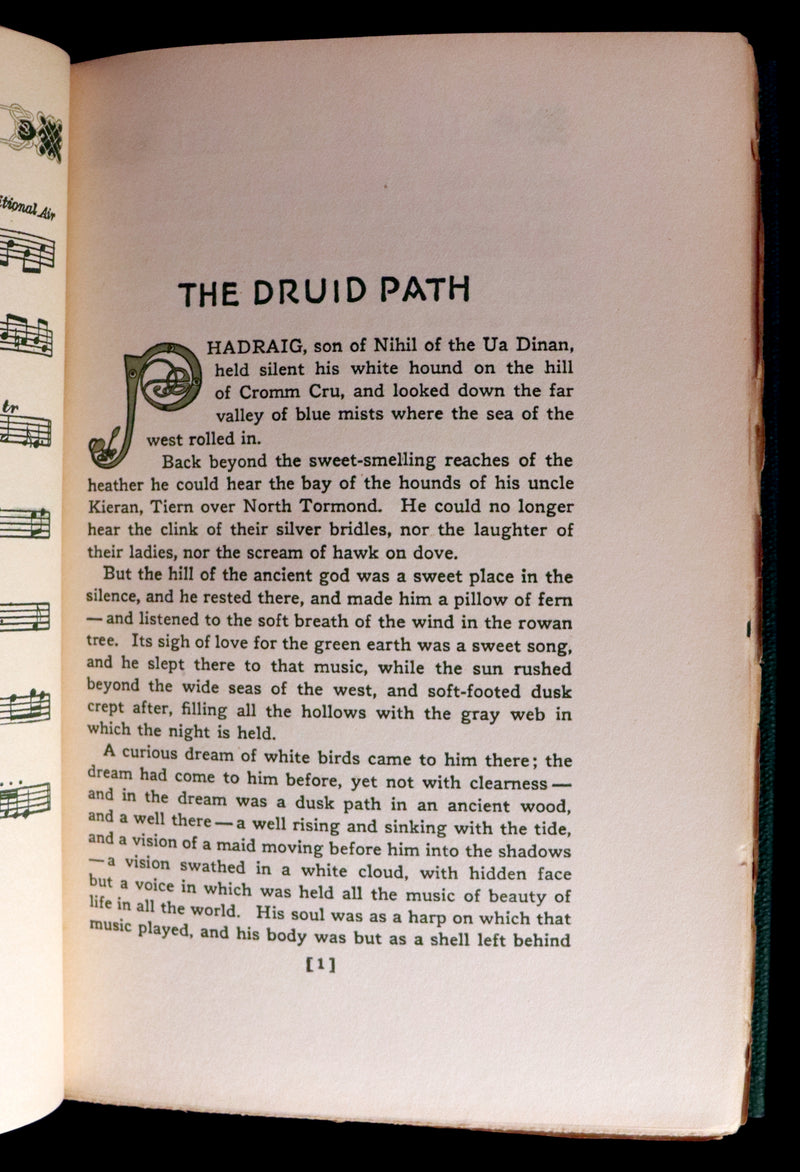 1917 Rare First Edition - THE DRUID PATH by Marah Ellis Ryan. Short stories in ancient Ireland.
