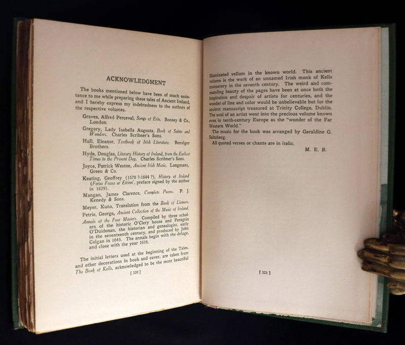 1917 Rare First Edition - THE DRUID PATH by Marah Ellis Ryan. Short stories in ancient Ireland.