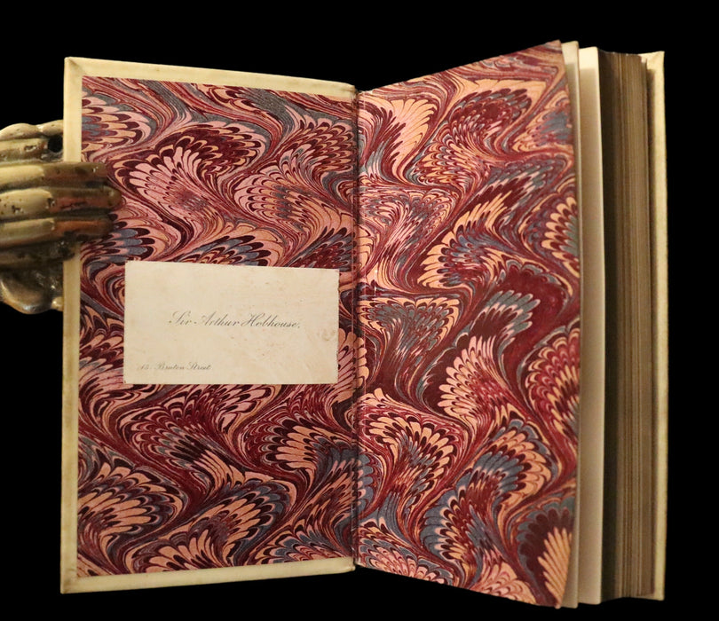 1870 1stED Vellum Binding - Legend of King Arthur - The Holy Grail by Alfred Tennyson. Copy of Sir Arthur Hobhouse.