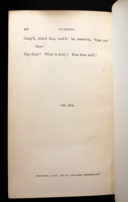 1870 1stED Vellum Binding - Legend of King Arthur - The Holy Grail by Alfred Tennyson. Copy of Sir Arthur Hobhouse.