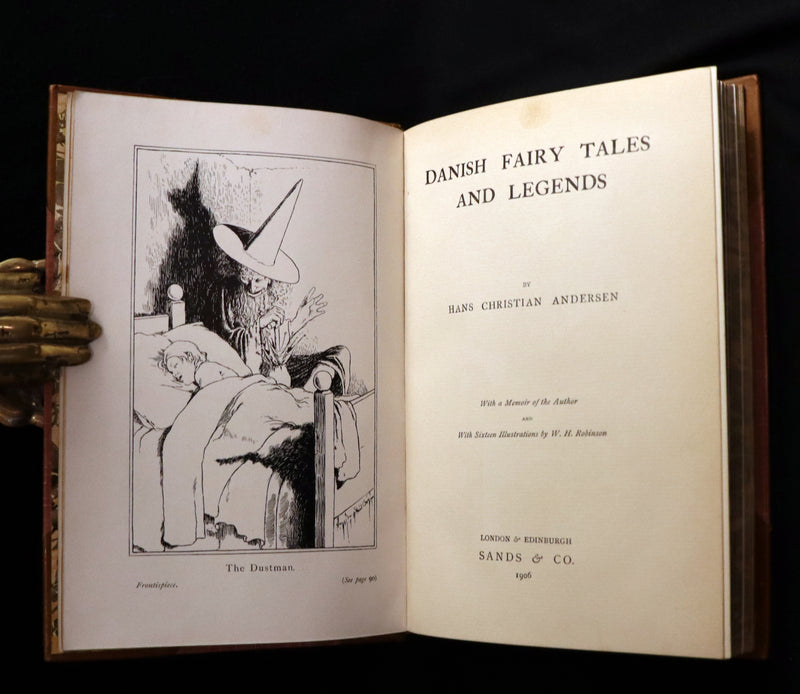 1906 Rare Andersen Edition - DANISH FAIRY TALES and LEGENDS Illustrated by W. H. Robinson.