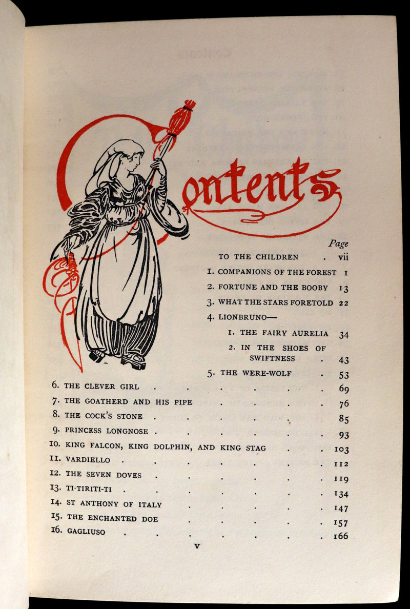 1911 Scarce First Edition - The ITALIAN FAIRY BOOK illustrated by Morris Meredith Williams.