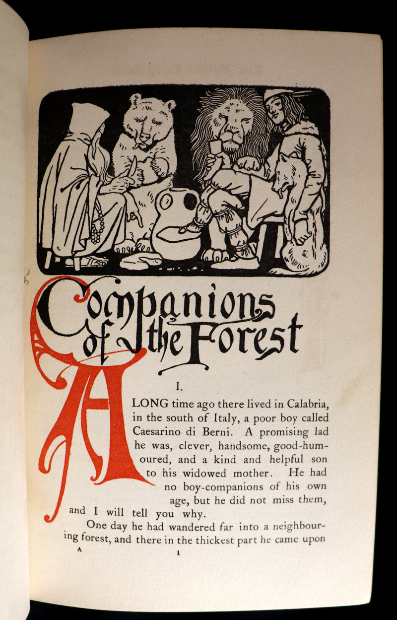 1911 Scarce First Edition - The ITALIAN FAIRY BOOK illustrated by Morris Meredith Williams.