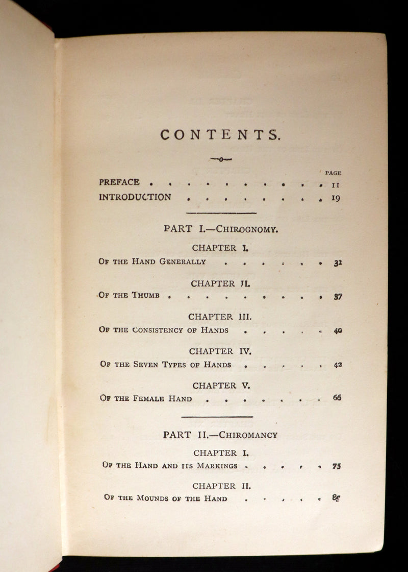 1890 Scarce CHIROMANCY Book - The Science of Palmistry by Henry Frith. Illustrated.