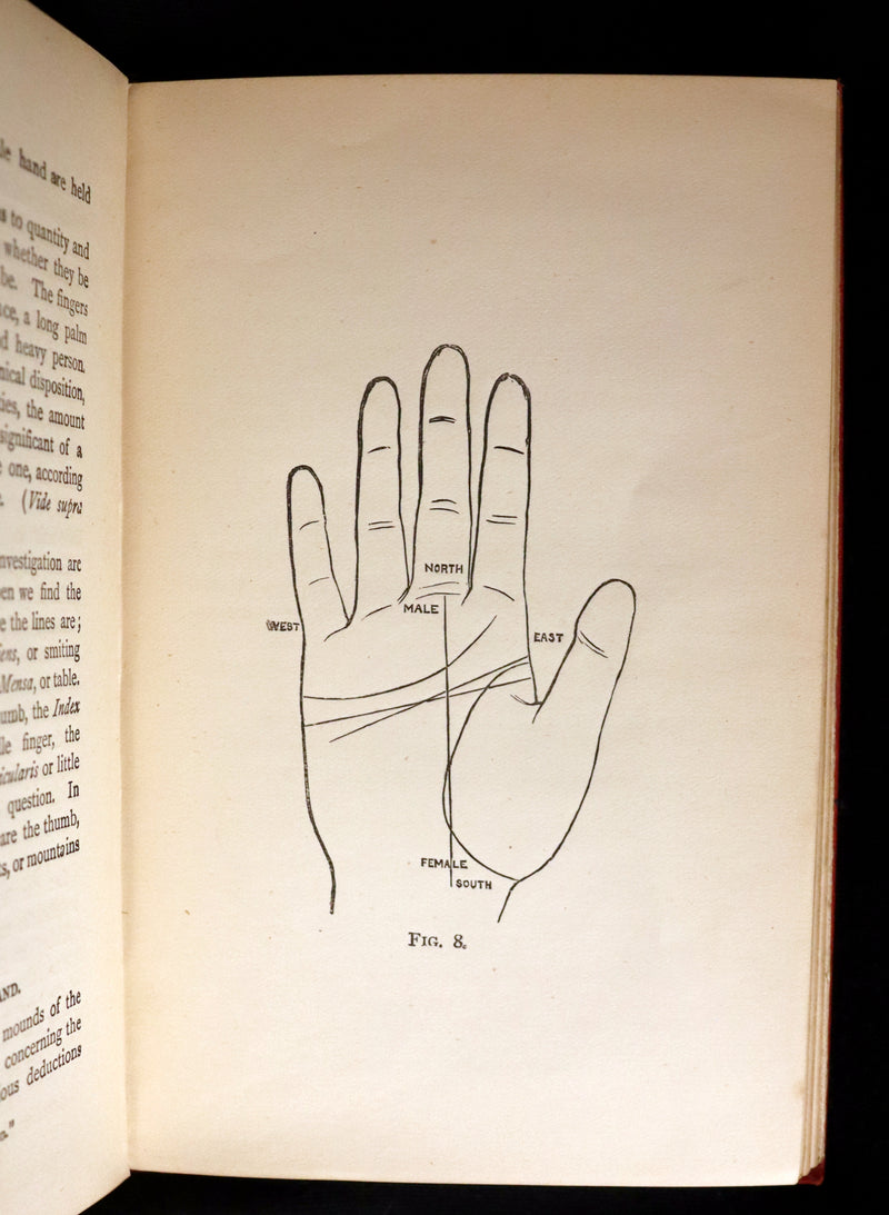 1890 Scarce CHIROMANCY Book - The Science of Palmistry by Henry Frith. Illustrated.