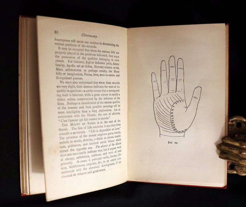 1890 Scarce CHIROMANCY Book - The Science of Palmistry by Henry Frith. Illustrated.
