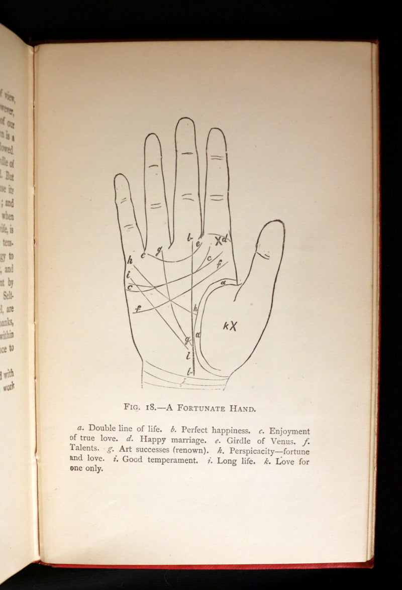 1890 Scarce CHIROMANCY Book - The Science of Palmistry by Henry Frith. Illustrated.