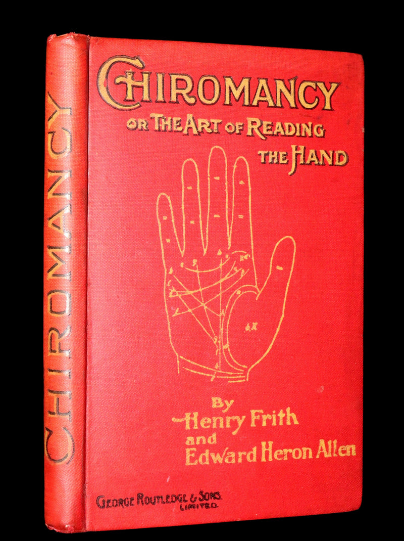 1890 Scarce CHIROMANCY Book - The Science of Palmistry by Henry Frith. Illustrated.