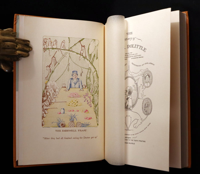 1922 Rare Book - The Story of DOCTOR DOLITTLE told & illustrated by Hugh Lofting.