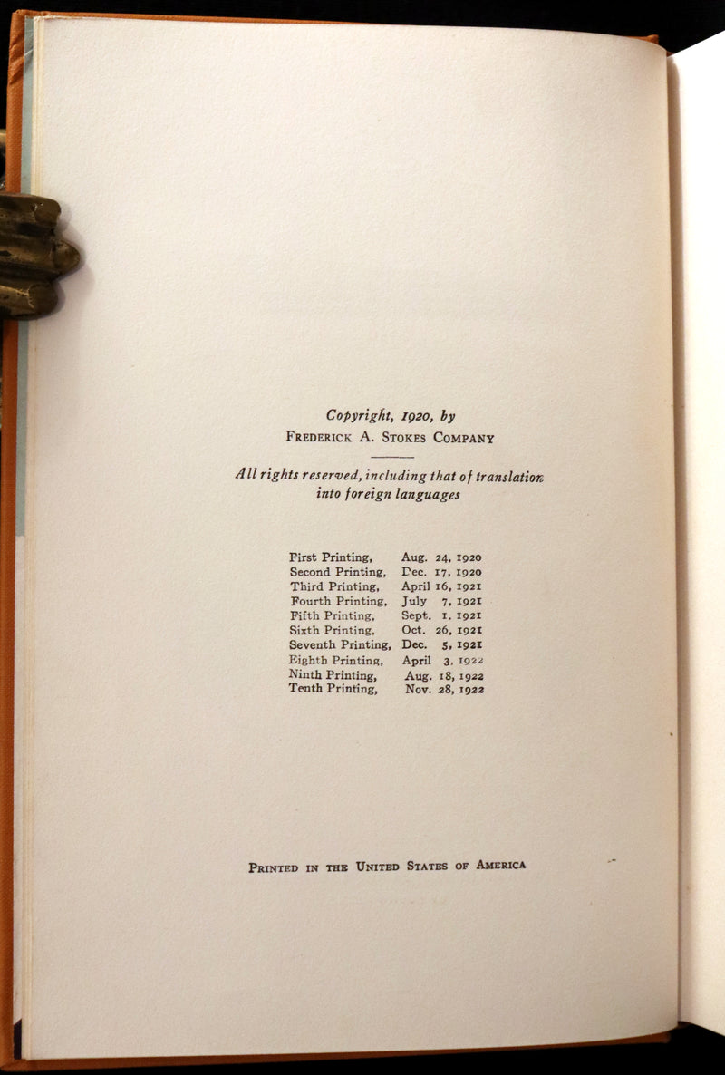 1922 Rare Book - The Story of DOCTOR DOLITTLE told & illustrated by Hugh Lofting.