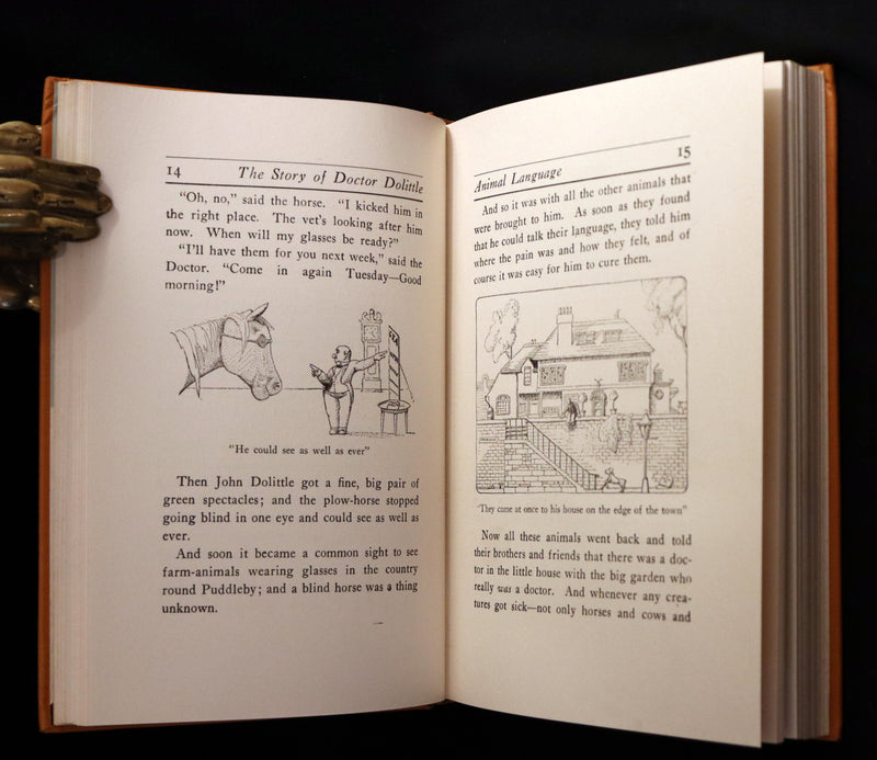 1922 Rare Book - The Story of DOCTOR DOLITTLE told & illustrated by Hugh Lofting.