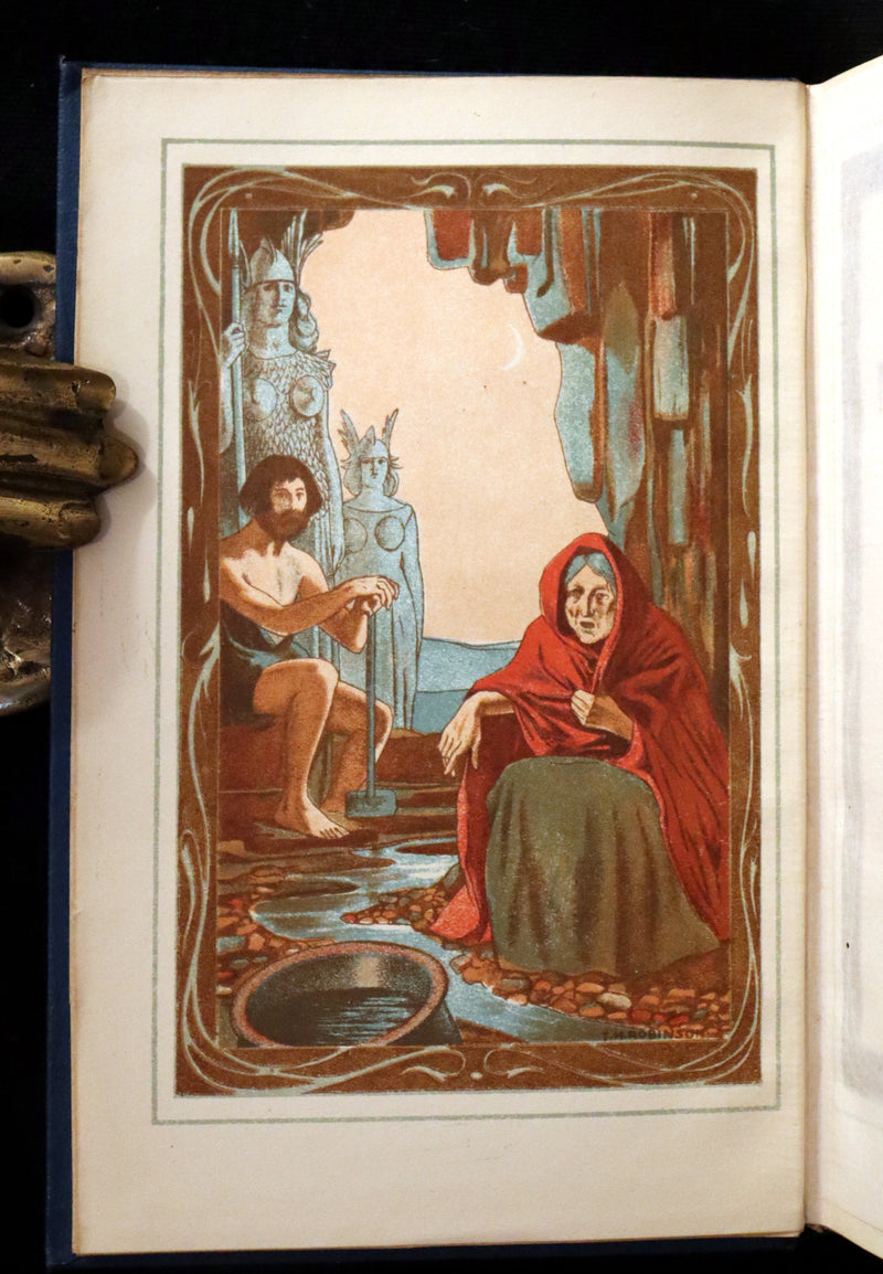 1903 Scarce First Edition - HEROES OF THE NORSELANDS illustrated by Thomas Heath Robinson.