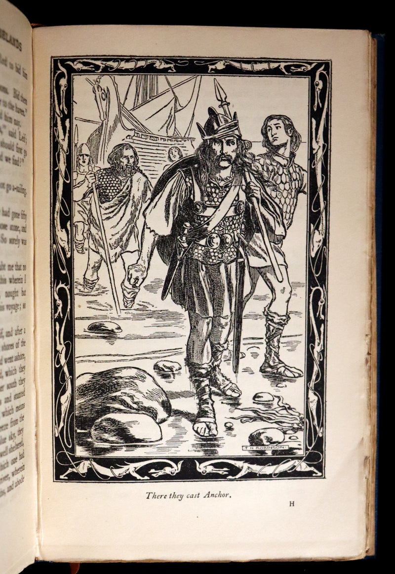 1903 Scarce First Edition - HEROES OF THE NORSELANDS illustrated by Thomas Heath Robinson.