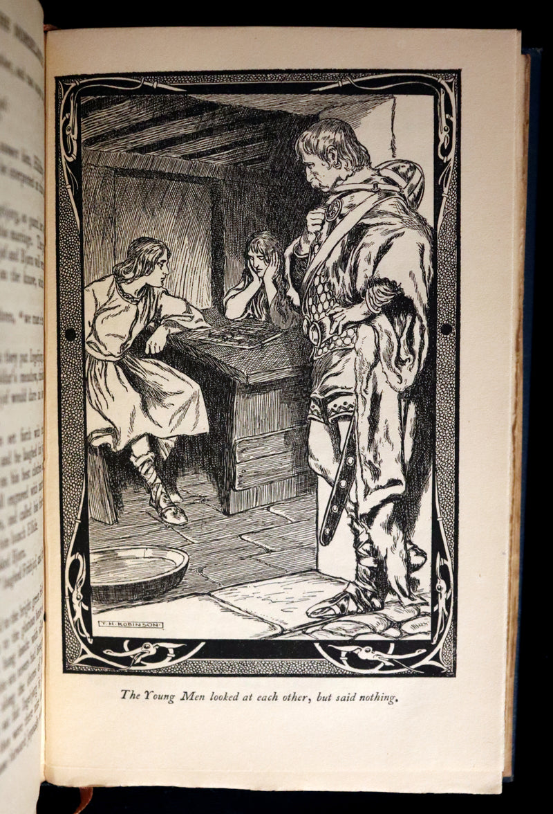 1903 Scarce First Edition - HEROES OF THE NORSELANDS illustrated by Thomas Heath Robinson.