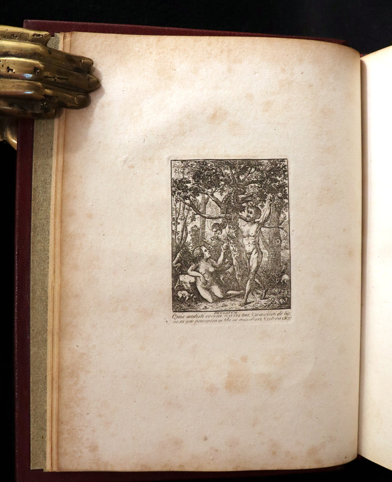 1803 Rare Book -The DANCES of DEATH - Danse Macabre by Hans Holbein, illustrated.