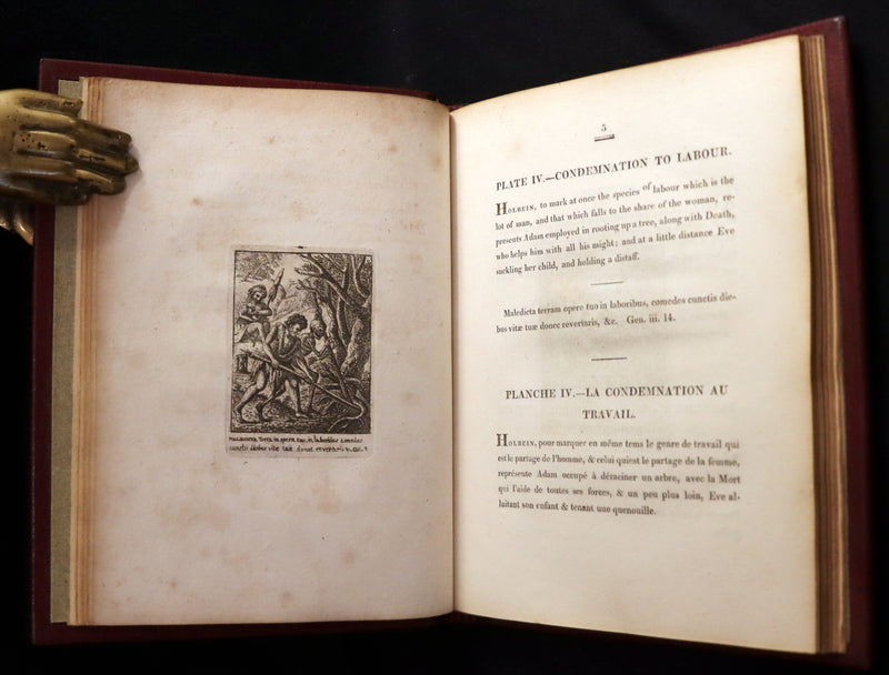 1803 Rare Book -The DANCES of DEATH - Danse Macabre by Hans Holbein, illustrated.