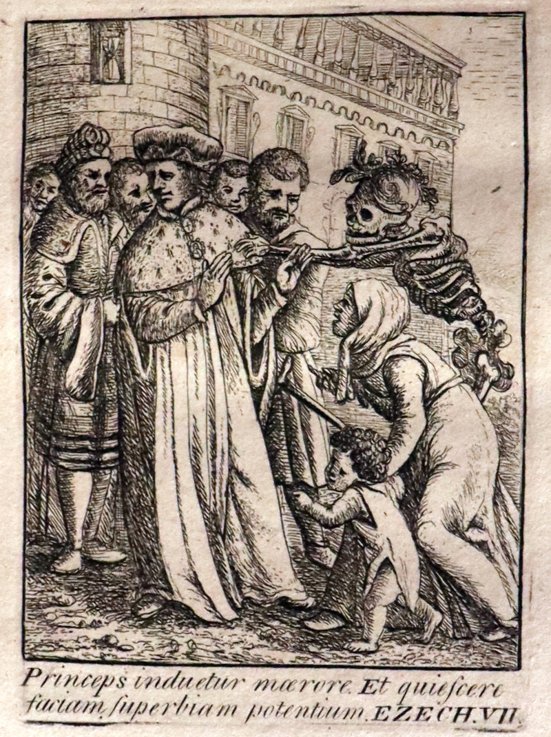 1803 Rare Book -The DANCES of DEATH - Danse Macabre by Hans Holbein, illustrated.