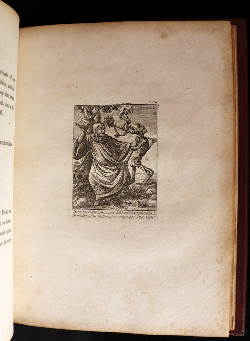 1803 Rare Book -The DANCES of DEATH - Danse Macabre by Hans Holbein, illustrated.